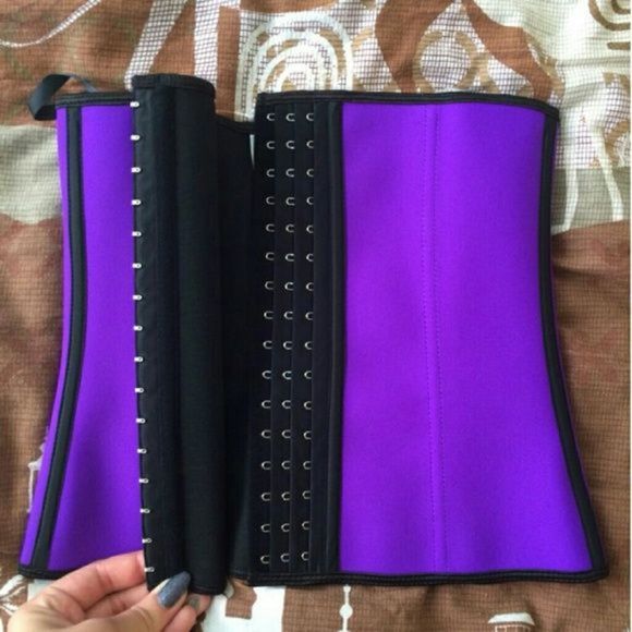 9 BONES GENUINE LATEX WAIST TRAINER CINCHER - Picture 3 of 5